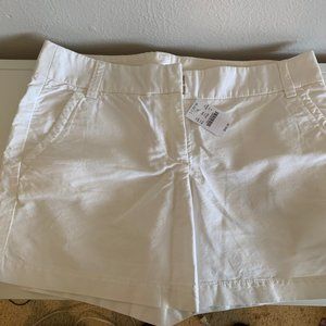 J.Crew Women's Size 8 White Shorts NWT